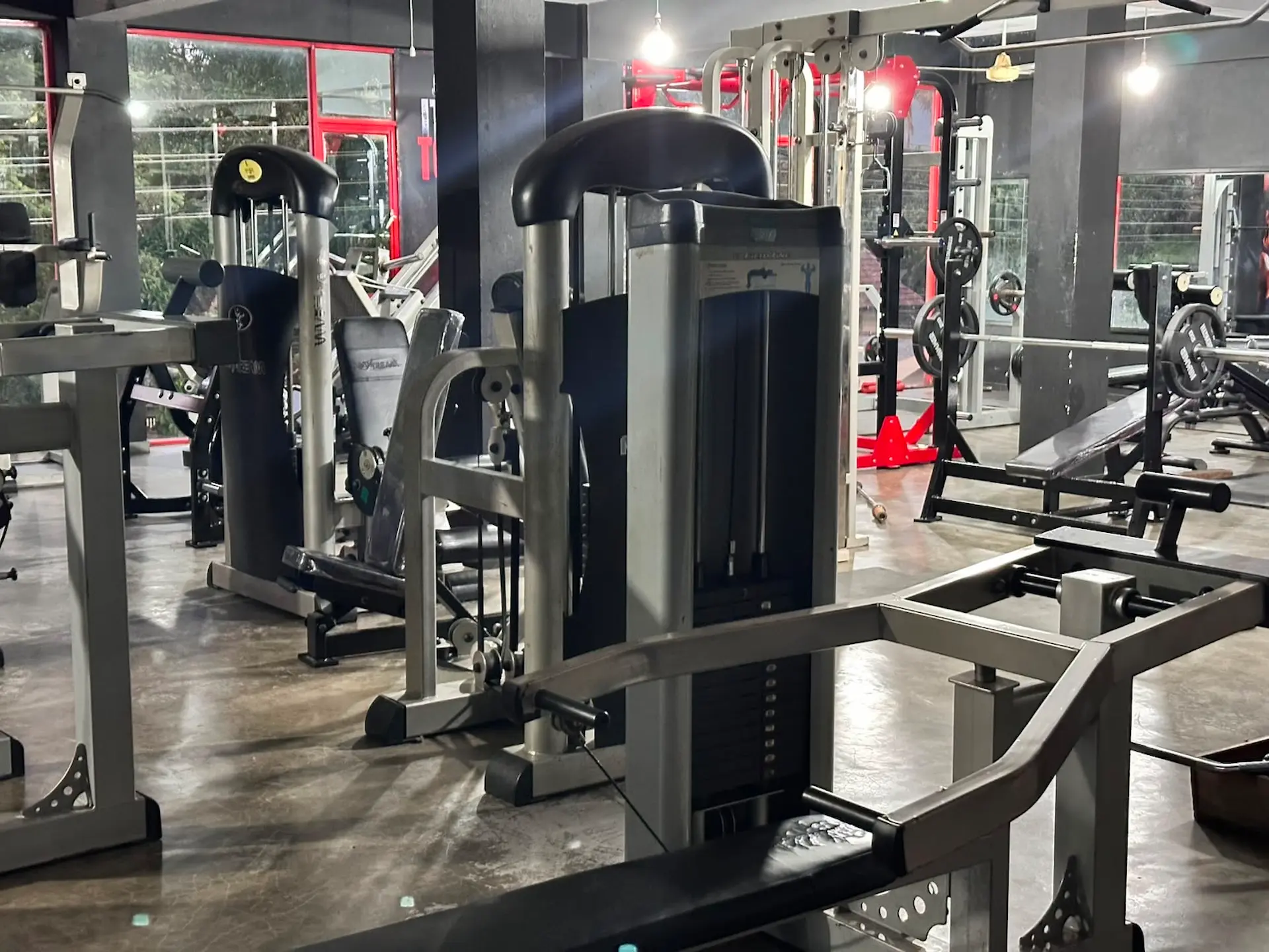 Free Weights & Dumbbells Area